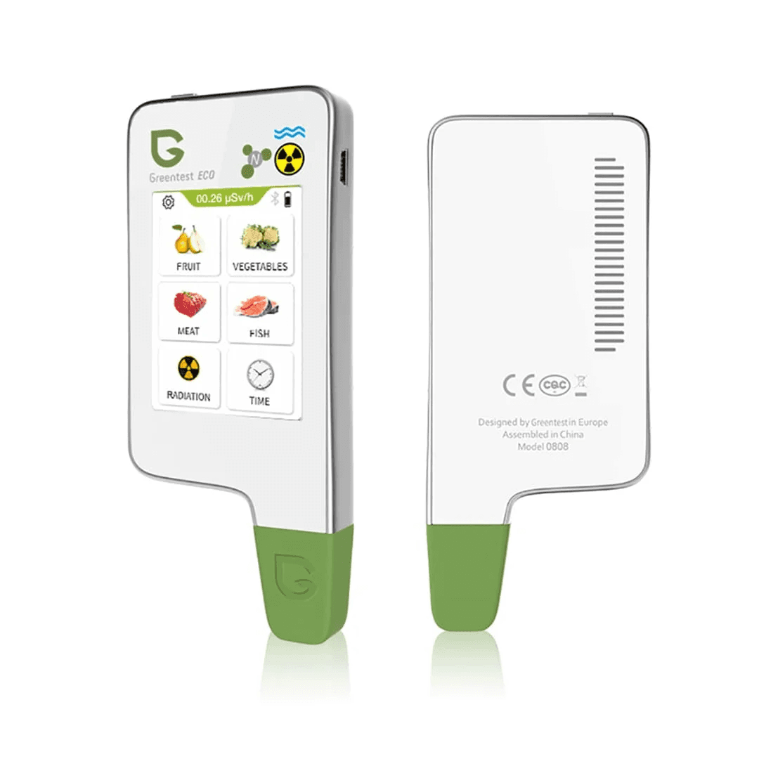 Екотестер Greentest ECO 4F вигляд спереду і ззаду